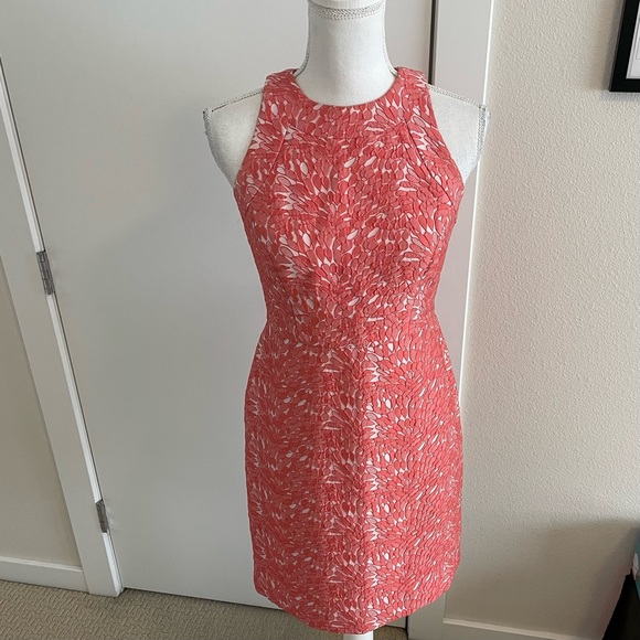 Banana Republic Red Lace Sheath Dress, 2P - Picture 2 of 10
